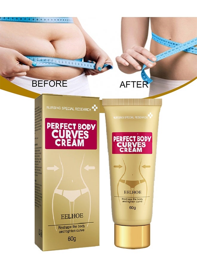EELHOE Pepfect Body Curves Cream- Fat Burner Sweat Cream-Slimming Cream For Belly, Waist And Thighs, Abdomen, Buttocks, Firming Cream- Goodbye Cellulite For Women Weight Loss Fast - Image 1