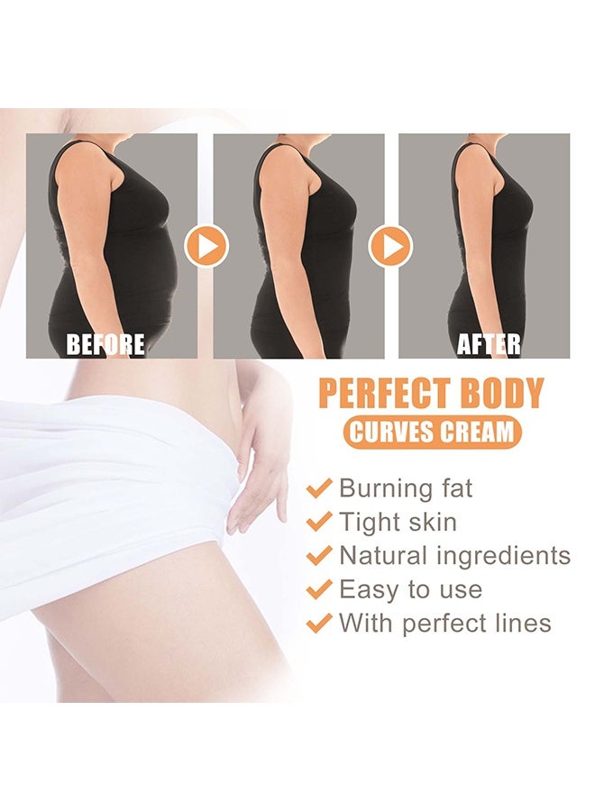 EELHOE Pepfect Body Curves Cream- Fat Burner Sweat Cream-Slimming Cream For Belly, Waist And Thighs, Abdomen, Buttocks, Firming Cream- Goodbye Cellulite For Women Weight Loss Fast - Image 4