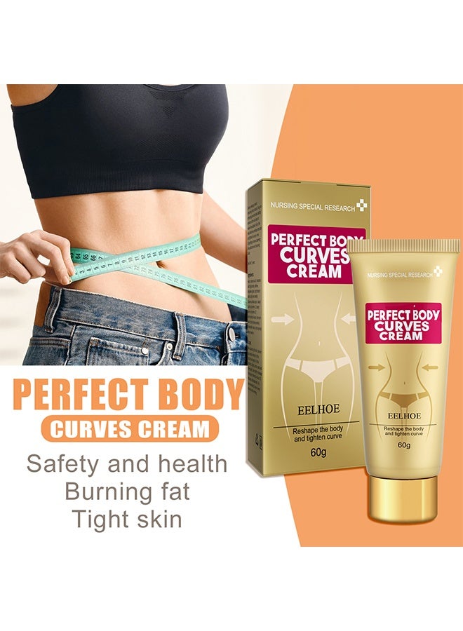 EELHOE Pepfect Body Curves Cream- Fat Burner Sweat Cream-Slimming Cream For Belly, Waist And Thighs, Abdomen, Buttocks, Firming Cream- Goodbye Cellulite For Women Weight Loss Fast - Image 2