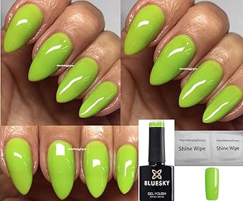 Bluesky Nail Gel Polish GREEN LIME GREEN SS1902 AVIV Spring Summer UV LED Soak Off 10ml - Image 1