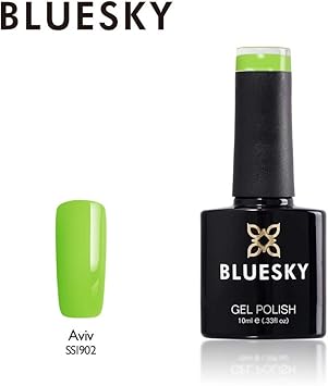 Bluesky Nail Gel Polish GREEN LIME GREEN SS1902 AVIV Spring Summer UV LED Soak Off 10ml - Image 4