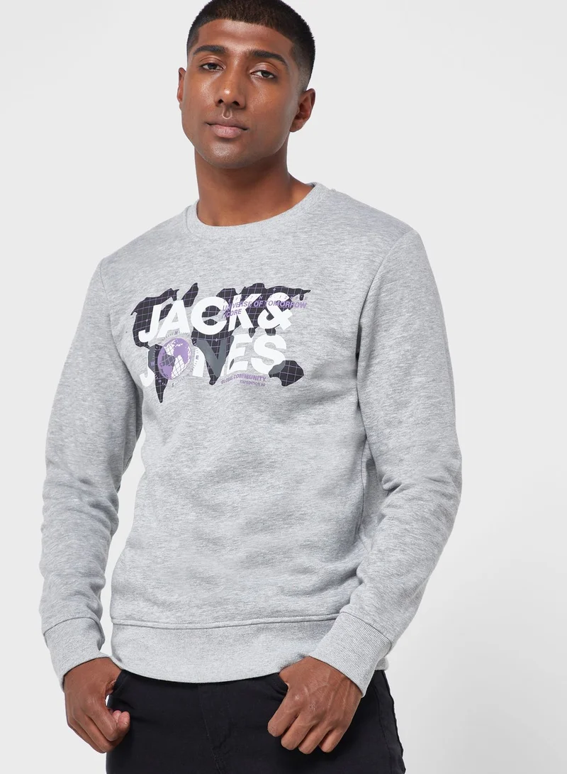 JACK & JONES Logo Sweatshirt