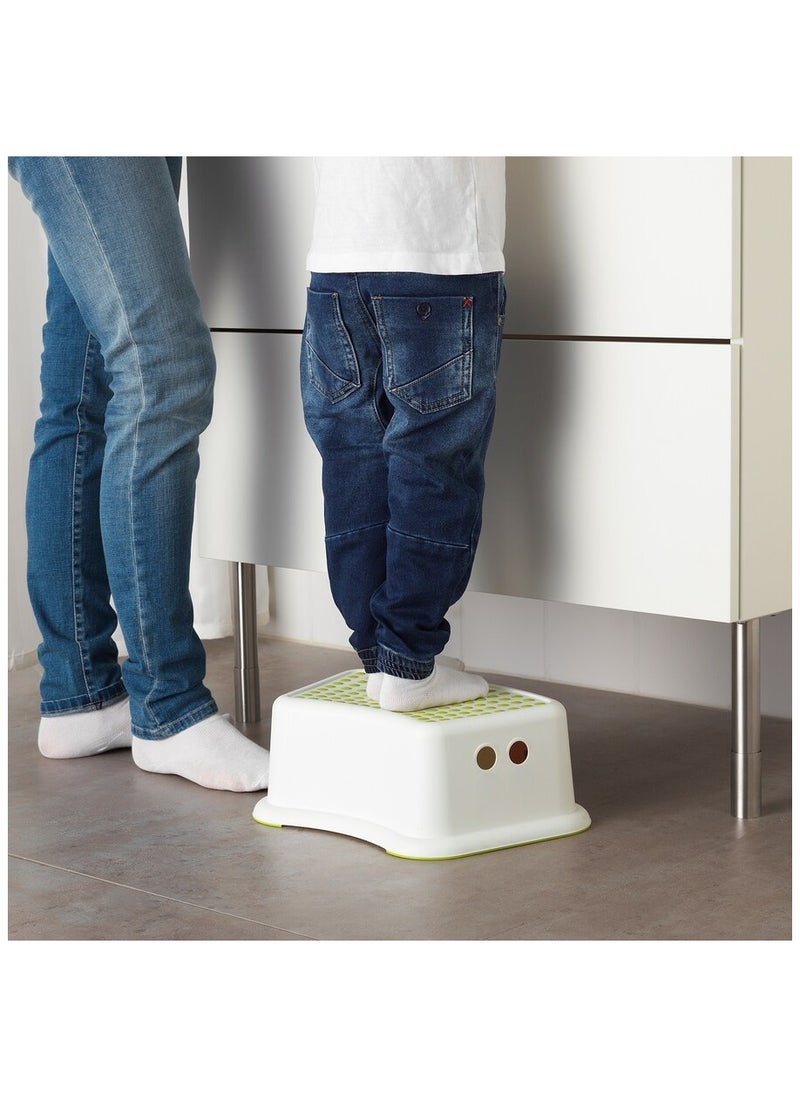 مقعد Forsiktig Step Stool، مقعد للأطفال، مضاد للانزلاق، مقعد للتدريب على استخدام الحمام، الحمام، المطبخ، غرفة النوم، غرفة الألعاب وغرفة المعيشة أبيض/أخضر - pzsku/ZBCBFF60DD091CB5C0140Z/45/_/1699877396/2f8b3f18-c32b-4bc6-9fb0-7dbb27beb43e