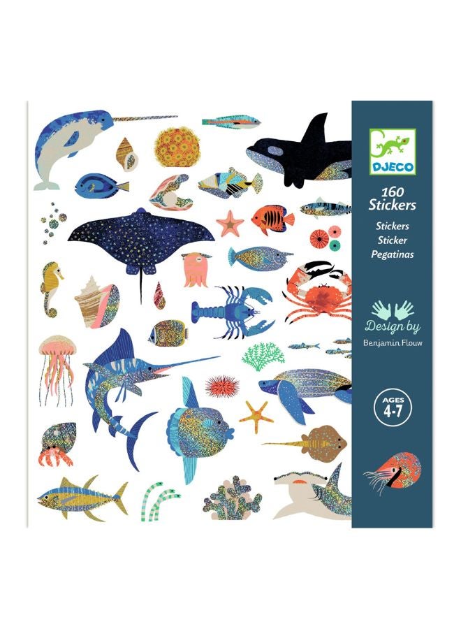 DJECO Ocean Stickers - Image 1