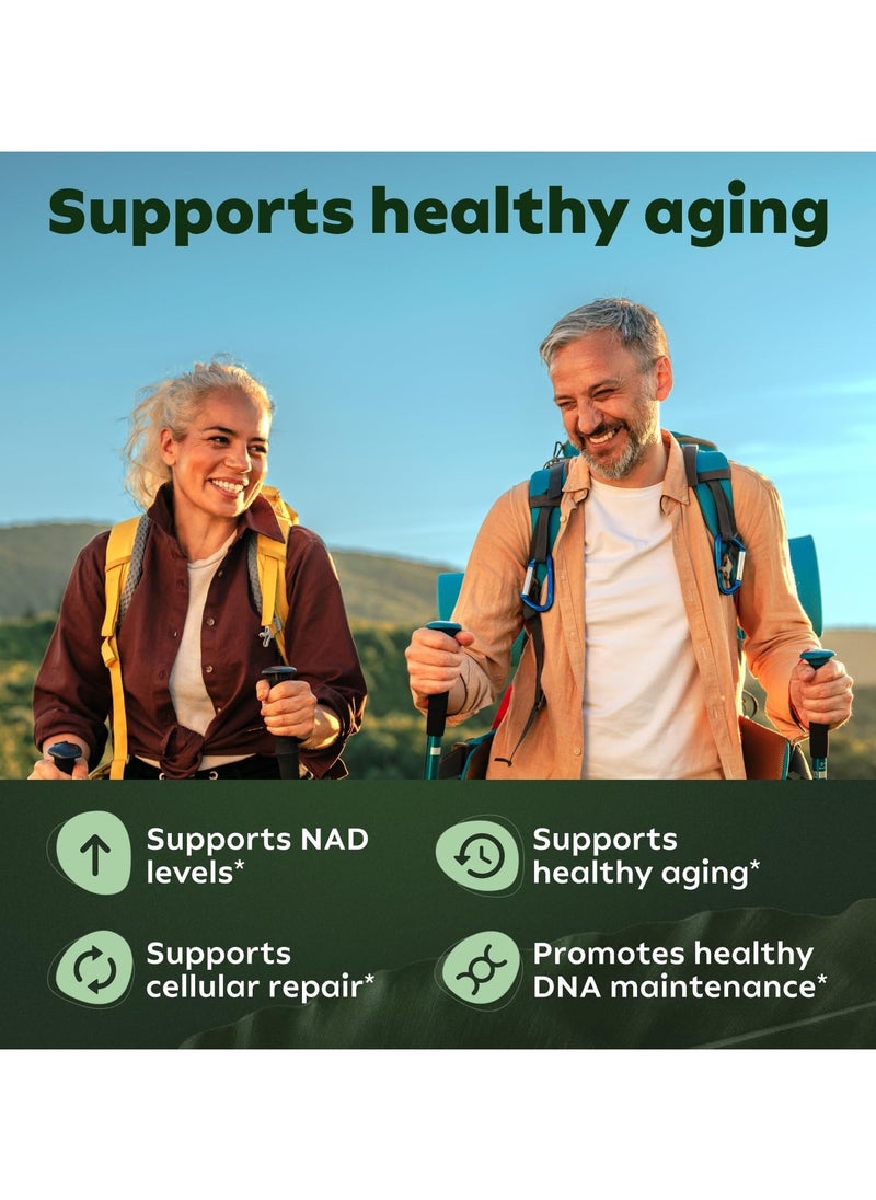 Reus Research - NAD + Nicotinamide Riboside, 900mg - 80 Capsules - Image 1