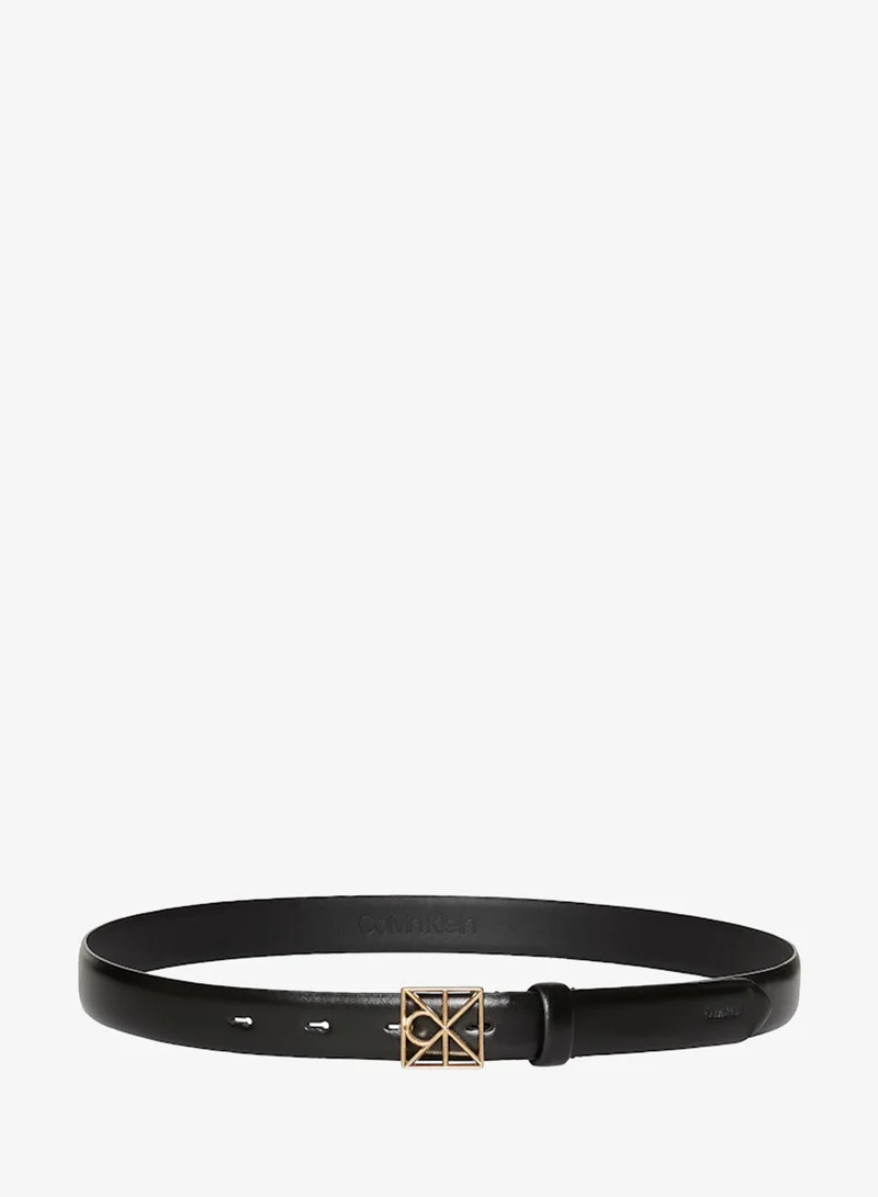 CALVIN KLEIN Logo Hole Allocated Belt