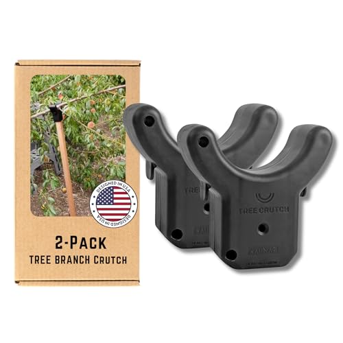 Kalinar Tree Crutches (2-Pack) - Durable Support for Fruit Tree Branches - Prevents Breakage from Heavy Fruit or Snow - Fits 2x2 Lumber, T-Bar, Stakes & More - Pole Not Included - Image 1