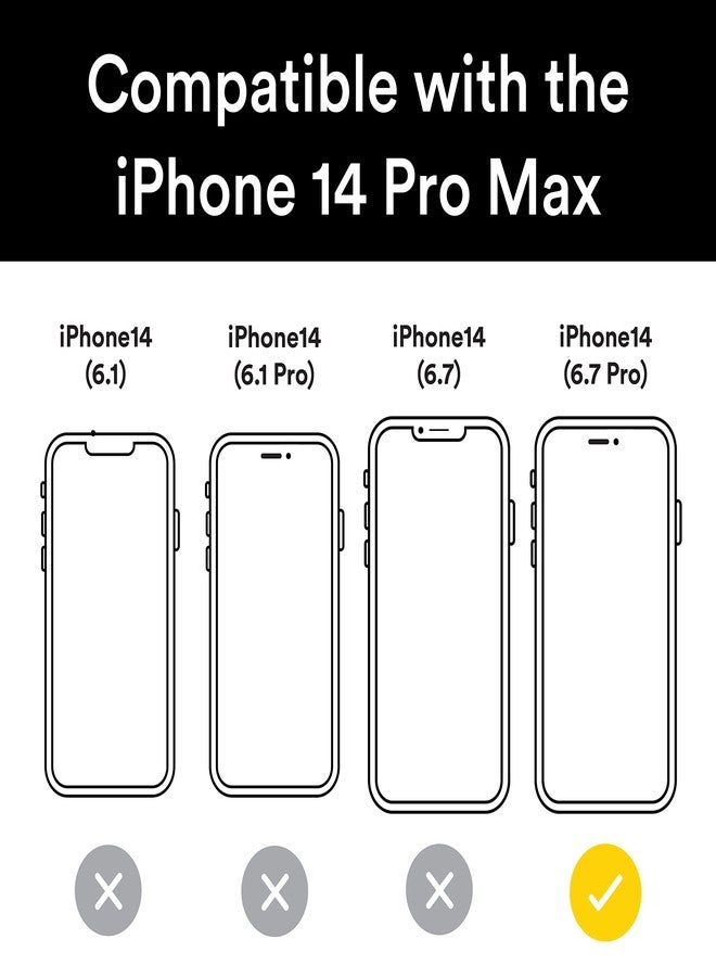 BodyGuardz Pure Glass Screen Protector for iPhone 14 Pro Max, Premium 9H Hardness Tempered Glass with Easy Installation, Superior Optical Clarity, Perfect Touch Sensitivity - Image 2