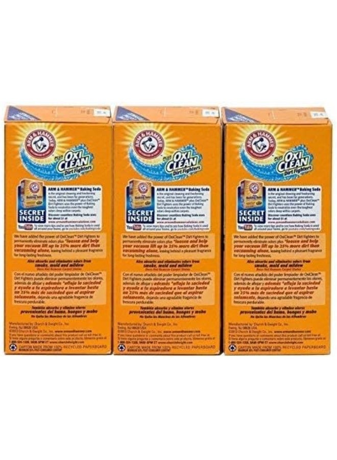 Arm & Hammer Pet Fresh Carpet Odor Eliminator Plus Oxi Clean Dirt Fighters (Pack of 3), 48.9 Ounce - Image 3