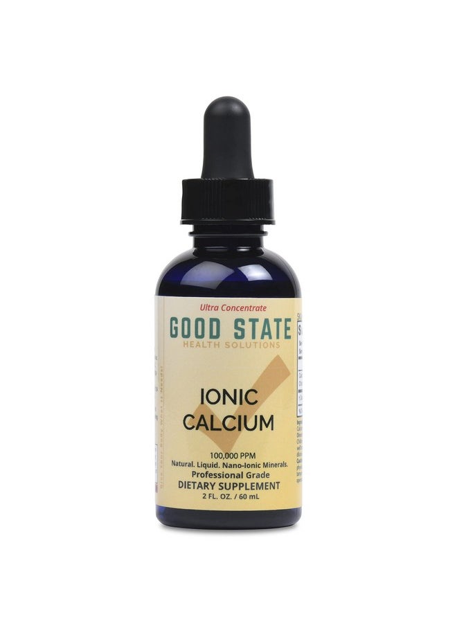 Good State Liquid Ionic Calcium Ultra Concentrate 10 Drops Equals 50 Mg 100 Servings Per Bottle 16Fl Oz  - Image 1