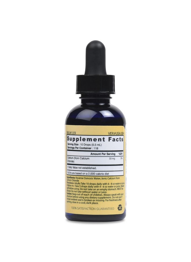 Good State Liquid Ionic Calcium Ultra Concentrate 10 Drops Equals 50 Mg 100 Servings Per Bottle 16Fl Oz  - Image 5