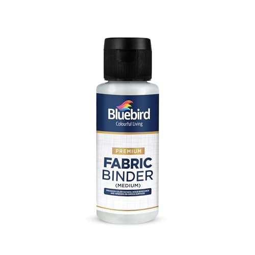 BLUEBIRD Fabric Medium - Textile Medium for Fabric Painting, Prevents Flaking, Ideal for Clothes, Accessories, and More (3.4 Fl Oz / 100 ML) - Image 1