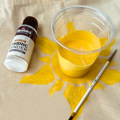 BLUEBIRD Fabric Medium - Textile Medium for Fabric Painting, Prevents Flaking, Ideal for Clothes, Accessories, and More (3.4 Fl Oz / 100 ML) - Image 2