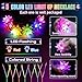 HONLYNE 100PCS Flashing Crystal Star Necklaces Glow Necklaces Bulk Light up Party Favors LED Glow in The Dark Supplies for Kids Adults Birthday Glow Party Rave Halloween Goodie Bags Filler Colorful - Image 4
