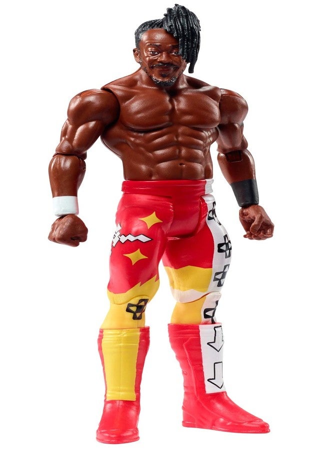 WWE MATTEL Kofi Kingston Top Picks 6-inch Action Figures with Articulation & Life-Like Detail, Multi (GLC45) - Image 1