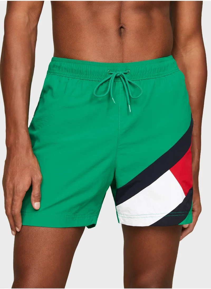 TOMMY HILFIGER Mdium Drawstring Swim Shorts