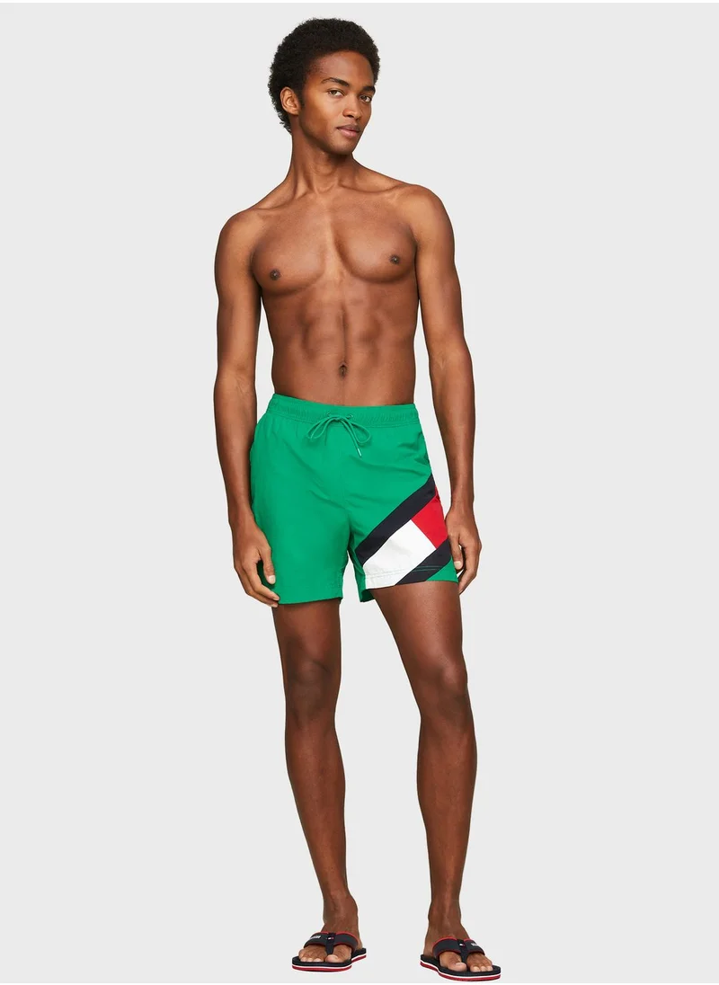 TOMMY HILFIGER Mdium Drawstring Swim Shorts