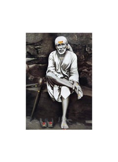 Paper Plane Design PAPER PLANE DESIGN Shirdi Sai Baba Wall Poster, Multicolour - 12 x 18in  - Image 1