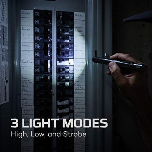 NEBO Columbo 150 Lumen LED Pen Light Flashlight | 150 Lumen Inspector Light Powered by 2 AAA Batteries - Image 3
