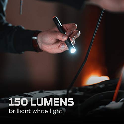 NEBO Columbo 150 Lumen LED Pen Light Flashlight | 150 Lumen Inspector Light Powered by 2 AAA Batteries - Image 2