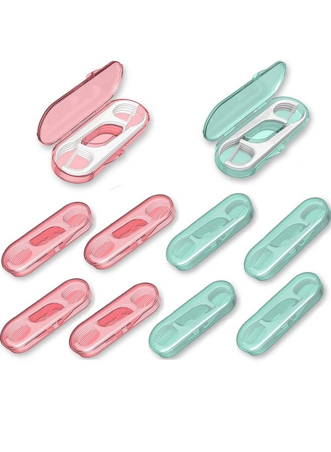 Setaria Viridis High Toughness Professional Toothpicks Sticks Dental Floss Picks 100 Picks Threader Flosser with 10 Storage Cases, flossing for Family,Hotel,Travel - Image 1