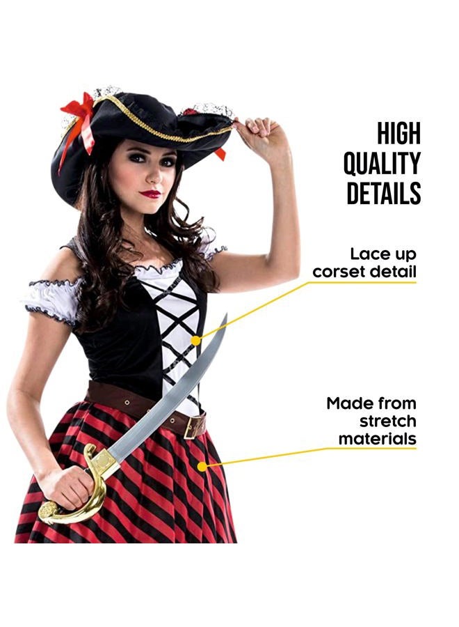 MORPH Women's Pirate Costume, Pirate Halloween Costume, Pirate Evening Outfit, XL - Image 3