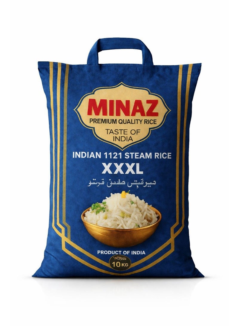 Minaz Rice-Premium XXXL Indian Basmati Steam Rice 10kg
