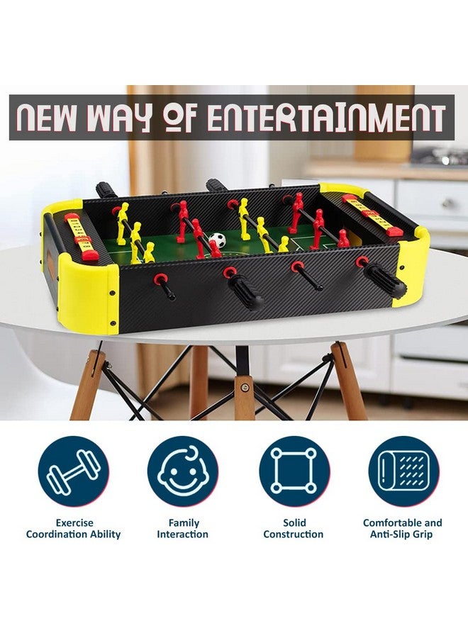 Wembley Foosball Table Soccer Indoor Games for Boys Girls Adults and Family Mini Football Table for Kids Portable - Multicolor, 31L x 10W x 51H Cm, 2 Player - Image 4