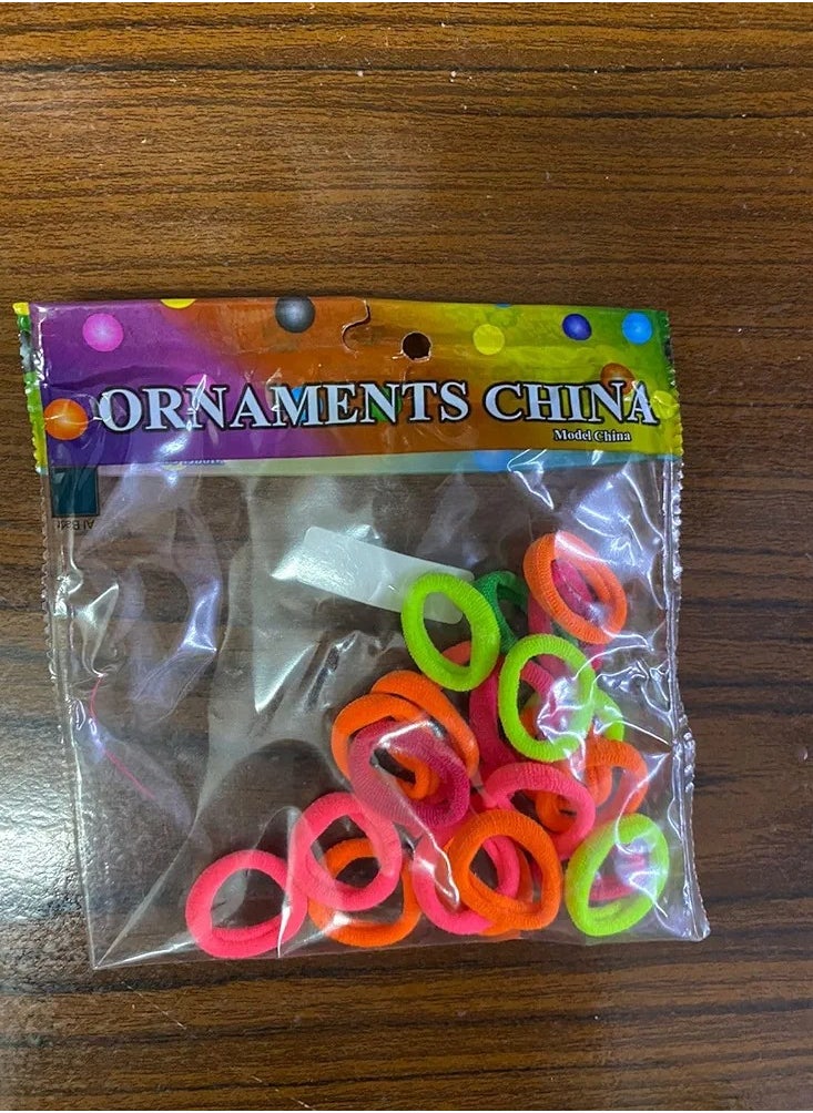 Generic - 3 pieces of special hair ties and hair elastics in assorted colors - Image 1