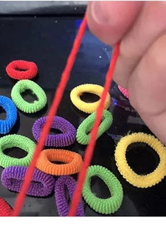 Generic 3 pieces of special hair ties and hair elastics in assorted colors  - Image 3