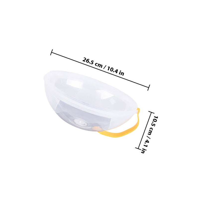 Microwave Splatter Cover, Oil Resistant and Easy Grip Handle, Kitchen Helper - Image 2