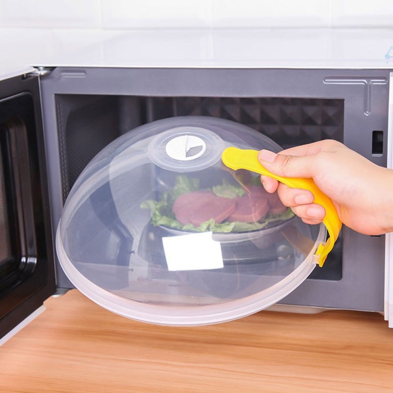 Microwave Splatter Cover, Oil Resistant and Easy Grip Handle, Kitchen Helper - Image 3