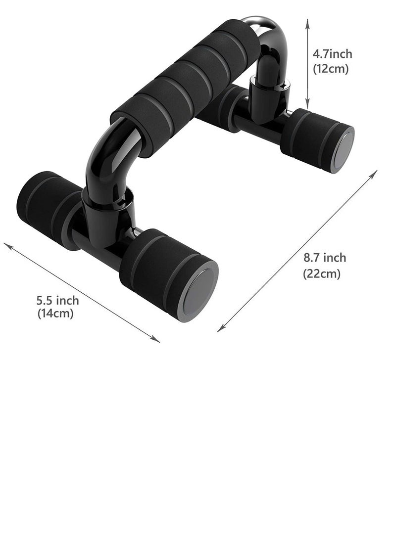 KANGAROO - Push Up Bars with Non-Slip black - Image 1