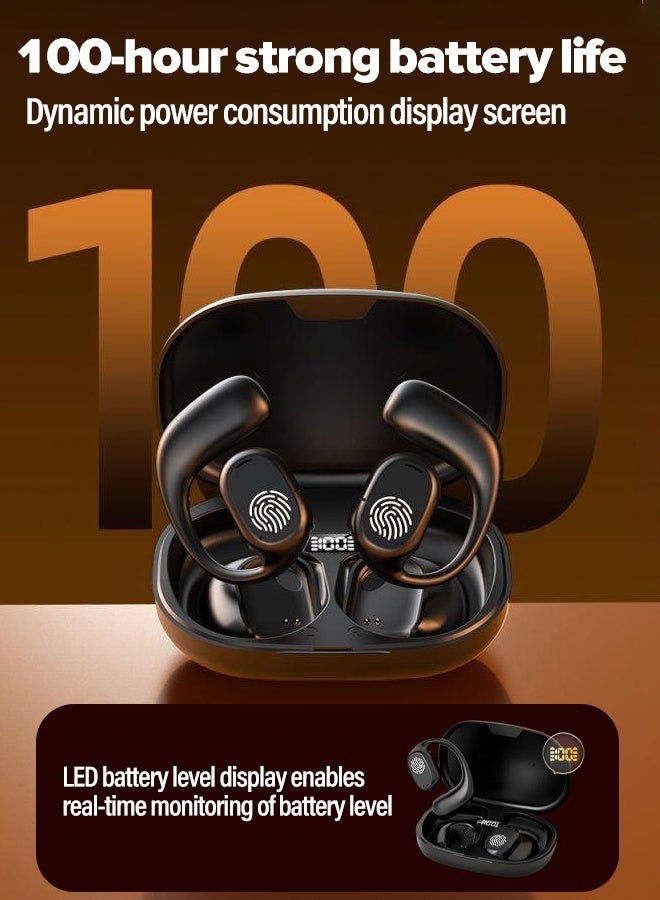 100H real bone conduction ear-hook Bluetooth headset - Image 2