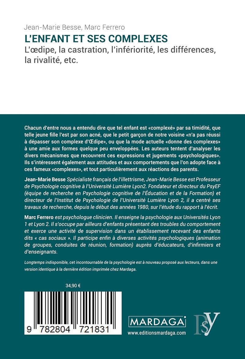 L'enfant et ses complexes: L'oedipe, la castration, l'infériorité, les différ - Image 2