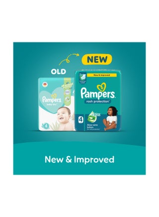 Rash Protection Size 4 Taped Diapers 9-14 Kg Giant Pack 74 Count - view 2