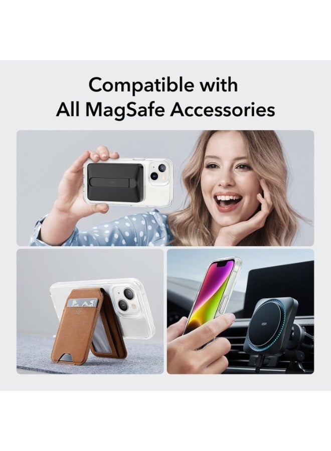 جراب لهاتف آيفون 14 بلس، متوافق مع تقنية MagSafe، مقاوم للصدمات، حماية بمستوى عسكري، مقاوم للاصفرار، جراب مغناطيسي لهاتف آيفون 14 بلس - Image 4