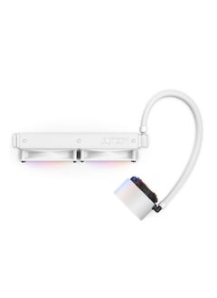 ان زد اكس تي مبرد معالج مائي NZXT Elite 240mm RGB AIO مع شاشة 60 هيرتز ابيض  - Image 2