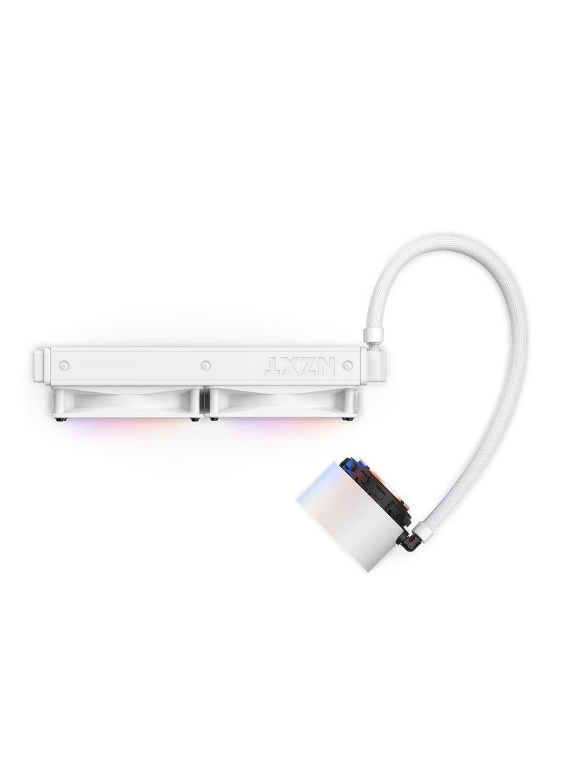 NZXT NZXT Elite 240mm RGB AIO Display 60 Hz White  - Image 2