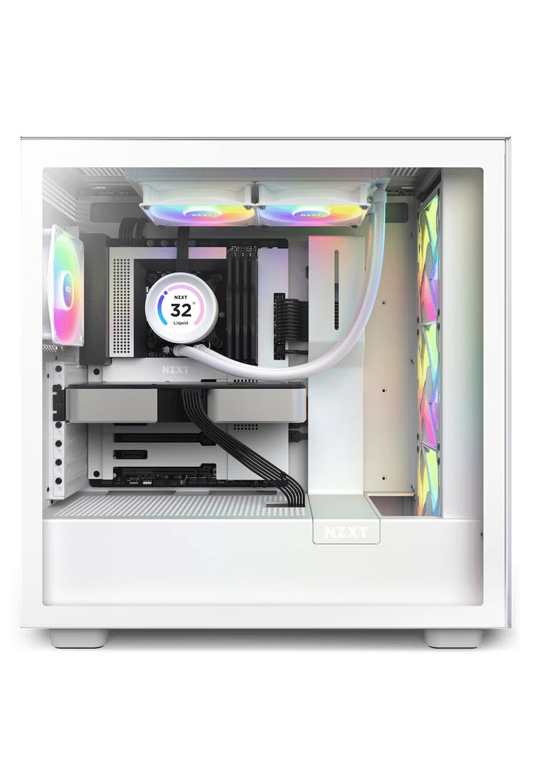 NZXT NZXT Elite 240mm RGB AIO Display 60 Hz White  - Image 5