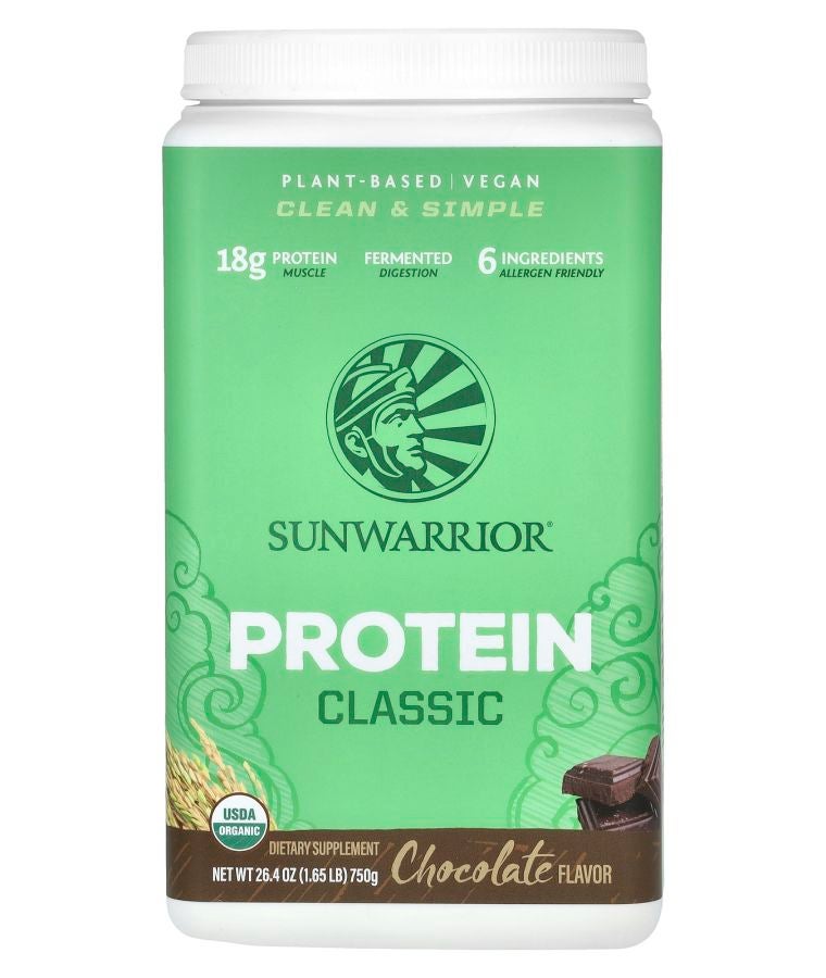 Sunwarrior Classic Protein Chocolate 1.65 lb (750 g)