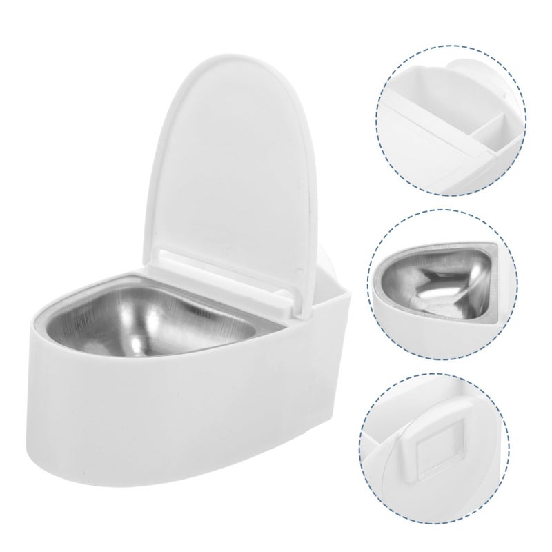 Garneck Wall Mounted Toilet Ashtray Lid Windproof Space Saving Design - Image 5