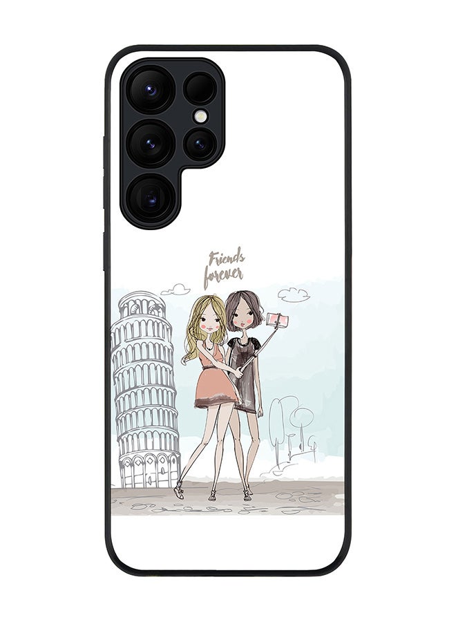 Stylizedd For Samsung Galaxy S25 Ultra 5G Case,Slim fit Camera Protection, Shockproof Thin Phone cover  - Friends Forever - Image 1