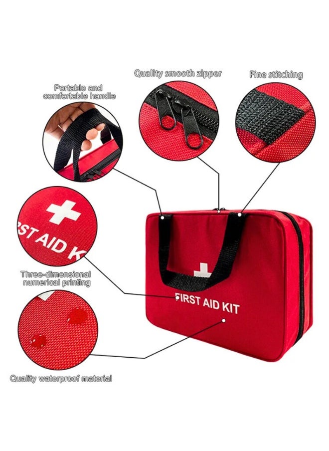 Zentaran Car First Aid Kits Survival Gear Home Travel Size Small Emergency Kit Tactical Hiking EVA Camping Essentials Backpack Sports Office Boat Urgent Accident  - Image 5
