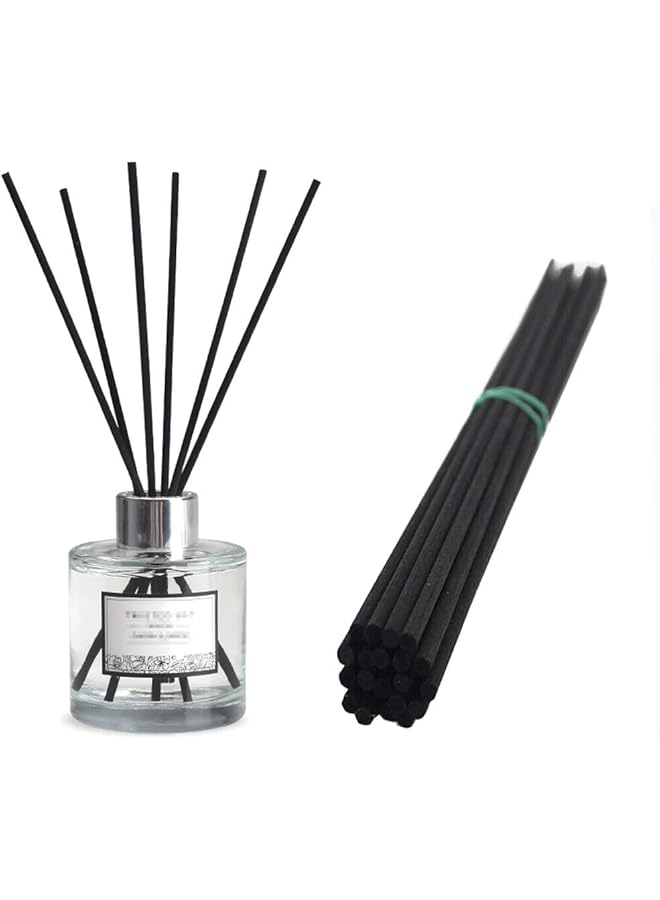 إيروريكس 50 قطعة 22 سم 8.6 بوصة أعواد بديلة سوداء لإعادة التعبئة لرائحة العطر للعلاج بالروائح العطرية للزيوت العطرية الداخلية - Image 1