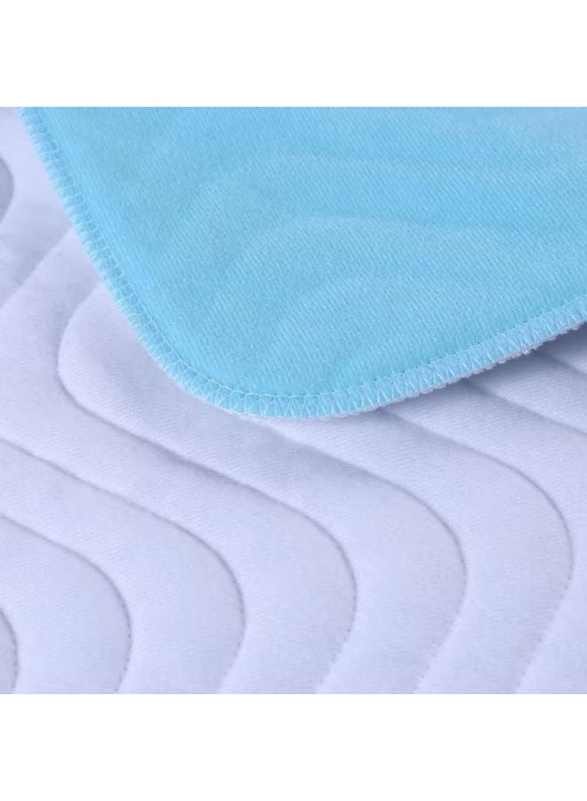 Ultra-Absorbent Multi-Use Mat – Waterproof Baby Changing Pad, Elderly Nursing & Menstruation Mat, Non-Slip, Machine-Washable (Blue, 70x90cm) - Image 3