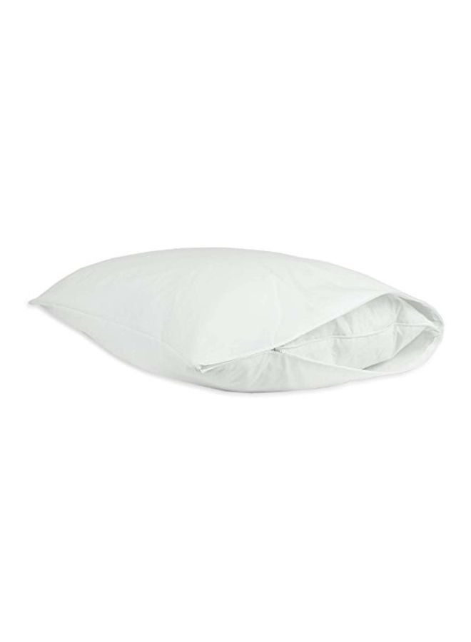 BC BARE COTTON Luxury Hotel Bedding Quality Collection, Ultra Soft dust Proof Plain Pillow Protector | Pillow Cover with Zipper, Soft & Comfortable for Hair and Skin, King Size, 2 Pack Set - Image 3