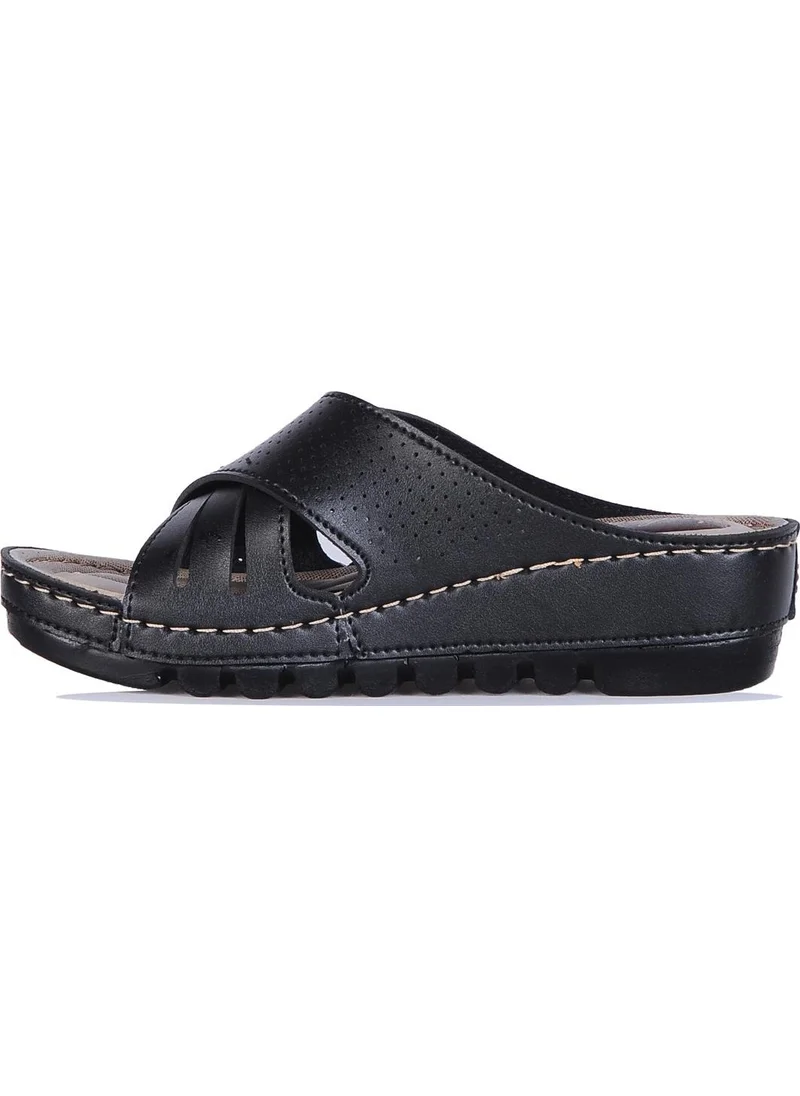 آبيلا 456-1 Black Sultan Daily Summer Women's Slippers