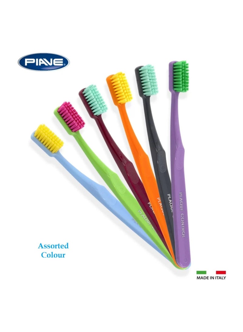 Piave Plaque Control Hard Toothbrush Advanced Plaque & Tartar Removal - Image 2