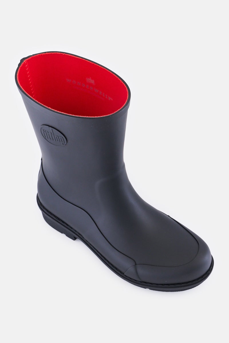 FitFlop حذاء نسائي قصير من وندر ويلي، سهل الارتداء، كاحل، أسود - Image 1
